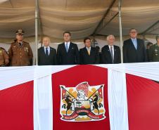 Curitiba, 28 de junho de 2019. Regimento de Polícia Montada comemora 140 anos com solenidade e a participação do presidente em exercício, Hamilton Mourão.