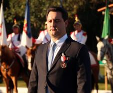 Curitiba, 28 de junho de 2019. Regimento de Polícia Montada comemora 140 anos com solenidade e a participação do presidente em exercício, Hamilton Mourão.