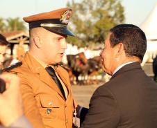 Curitiba, 28 de junho de 2019. Regimento de Polícia Montada comemora 140 anos com solenidade e a participação do presidente em exercício, Hamilton Mourão.