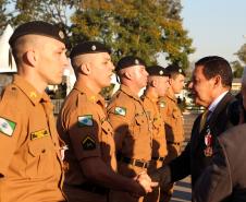 Curitiba, 28 de junho de 2019. Regimento de Polícia Montada comemora 140 anos com solenidade e a participação do presidente em exercício, Hamilton Mourão.