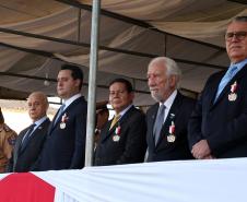 Curitiba, 28 de junho de 2019. Regimento de Polícia Montada comemora 140 anos com solenidade e a participação do presidente em exercício, Hamilton Mourão.