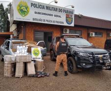 BPFron apreende veículo carregado com contrabando do Paraguai em Nova Santa Rosa (PR)