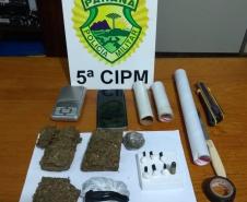Drogas, armas e munições são apreendidas pela Polícia Militar e Polícia Civil no Noroeste do estado