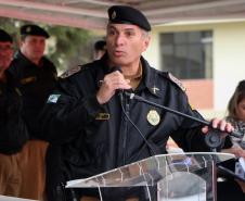 São José do Pinhais, 10 de julho de 2019. Entrega de Viaturas na APMG