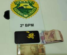 No Norte Pioneiro, PM apreende drogas e dinheiro durante atendimento de ocorrências