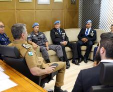Curitiba, 19 de julho de 2019. Comandante-Geral da PMPR é condecorado pelo Instituto Boina Azul. Foto: Sgt Dário, da Força Aérea Brasileira.