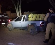 Carro carregado com cigarros contrabandeados é apreendido por policiais militares do BPFron no Oeste do estado
