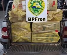 Carro carregado com cigarros contrabandeados é apreendido por policiais militares do BPFron no Oeste do estado