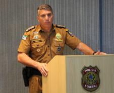 Foz do Iguaçú, 25 de julho de 2019. Simpósio de Operações Policiais Militares de Fronteira. Foto: Cel. QOPM Pericles de Matos, Comandante-Geral da PMPR.