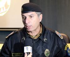 Foz do Iguaçu, 25 de julho de 2019. Simpósio de Operações Policiais Militares de Fronteira. Foto: Cel. QOPM Péricles de Matos, Comandante-Geral da PMPR.