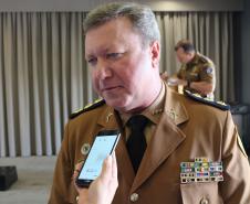 Curitiba, 30 de julho de 2019.  Passagem de Comando Diretoria de Finanças. Foto: Entrevista Cel Rothenburg.