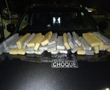 Batalhão da PM apreende maconha e produtos contrabandeados em ônibus de viagem e terminal rodoviário