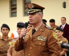 São José dos Pinhais, 02 de agosto de 2019.  Passagem de Comando do 6º CRPM. Foto: Cel. QOPM Pericles de Mattos, Comandante-Geral da PMPR.