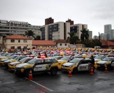 Curitiba, 02 de agosto de 2019.  Polícia Militar deflagra Operação 100 com mais de 500 policiais e 165 viaturas em Curitiba.