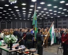 Curitiba, 04 de agosto de 2019.  Culto da Policia Militar Comunidade Alcance .