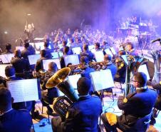 PAUTA DIAS 13, 14 E 15/08 – 20H – Banda de Música da PM faz espetáculo no Teatro Guaíra para comemorar os 165 anos da Polícia Militar 