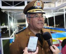 Curitiba, 07 de agosto de 2019. Aniversario Colegio da Policia Militar. Foto: entrevista Maj. Mendes.