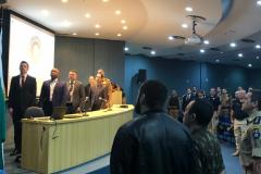 Comandante-Geral da PM reforça parceria com órgãos de segurança durante reunião do Gabinete de Gestão Integrada de Fronteira, em Foz do Iguaçu