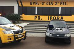 Aparelhos que dificultam rastreamento de veículos roubados são apreendidos pelo BPRv em Iporã (PR); dois são presos