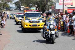 PM participa do desfile cívico-militar da Regional Fazendinha/Portão em Curitiba