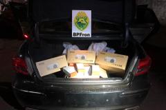Na região de fronteira, BPFron apreende carro e mercadorias contrabandeadas 