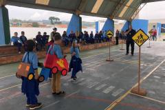 Atividades educativas da PM marcam a Semana Nacional do Trânsito na Lapa 