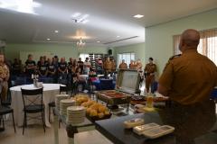5º Batalhão promove café da manhã com policiais da Reserva Remunerada em Londrina (PR)
