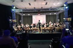 Banda de música da PM se apresenta no Noroeste do estado e encerra as comemorações dos 165 anos da PM do 7º BPM