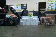 Batalhão de Fronteira apreende R$ 55 mil em contrabando durante abordagem em Guaíra (PR), no Oeste do estado
