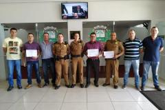 Policiais militares são homenageados na Câmara Municipal de Toledo (PR)