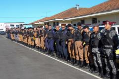 Ação conjunta entre Polícia Militar, Força Nacional e Guarda Municipal reforça segurança em São José dos Pinhais