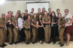 Batalhão da PM de Toledo (PR) promove evento de conscientização à prevenção do câncer de mama