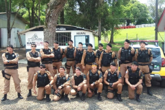 Policiais militares do 3° BPM participam de instrução prática de tiro policial em Pato Branco (PR)