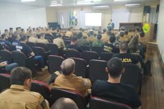 Policiais e agentes iniciam o Curso de Unidades Especializadas de Fronteira em Marechal Cândido Rondon (PR) 