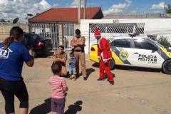 PM de Fazenda Rio Grande participa de ação especial de Natal