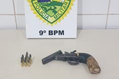 Arma de fogo é apreendida durante Operação Barreira em Matinhos (PR), no Litoral do estado