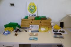 Mais de 19 quilos de maconha são apreendidos e quatro pessoas acabam presas durante a “Operação Jaguar” nos Campos Gerais