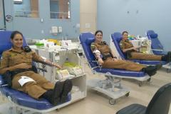 Policiais do 7° BPM fazem campanha de doação de sangue no Noroeste do estado
