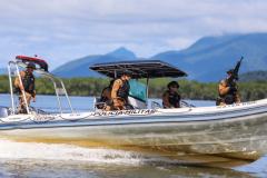 Comunidades que vivem em ilhas e áreas isoladas da Costa Leste do Paraná recebem atenção especial da PM