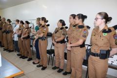 Em Pato Branco, PM faz homenagem em alusão ao Dia Internacional da Mulher
