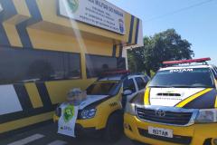 Fiscalização a ônibus termina com rapaz preso e cinco quilos de skank apreendido no Noroeste do estado
