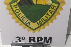  Em quatro dias, Batalhão da PM apreende nove armas de fogo no Sudoeste do estado