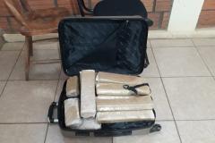 BPFron apreende mais de 11 quilos de maconha e uma arma de fogo no Oeste do estado