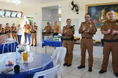 5º Batalhão realiza comemoração em homenagem aos PMs aniversariantes e ao policial destaque do mês