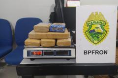 BPFron apreende cinco quilos de maconha durante ações da Operação Hórus no Oeste do estado