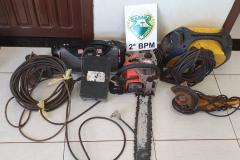 PM do Norte Pioneiro prende envolvido com tráfico de drogas e apreende objetos