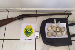 PM encaminha três pessoas e apreende 1,3 quilo de drogas no Norte do estado