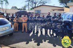 Campanha de arrecadação de cobertores para o Hospital do Câncer de Londrina é promovida pela Companhia de Choque de Londrina
