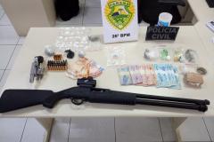 PM prende seis pessoas durante cumprimento de 12 mandados de Busca e Apreensão nos Campos Gerais