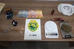 Na RMC, PM prende homem e apreende mais de 200 gramas de drogas